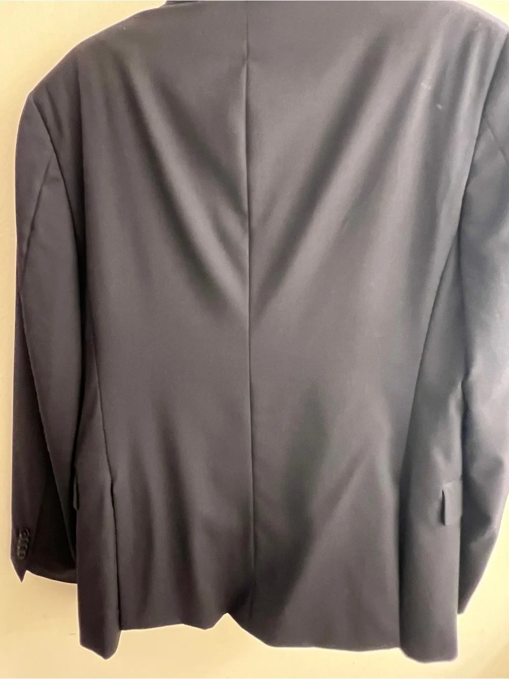 Tommy Hilfiger Men's Navy Blue Two-Button Suit Jacket